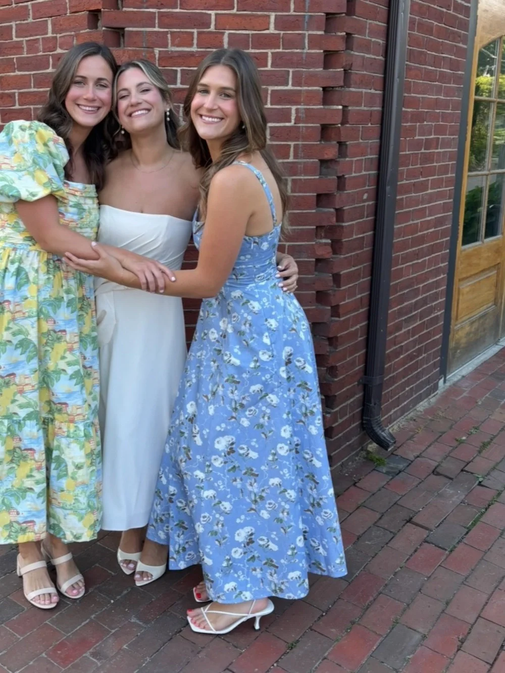 Hill House Margot Dress in Light Blue Floral - Picture 6 of 7